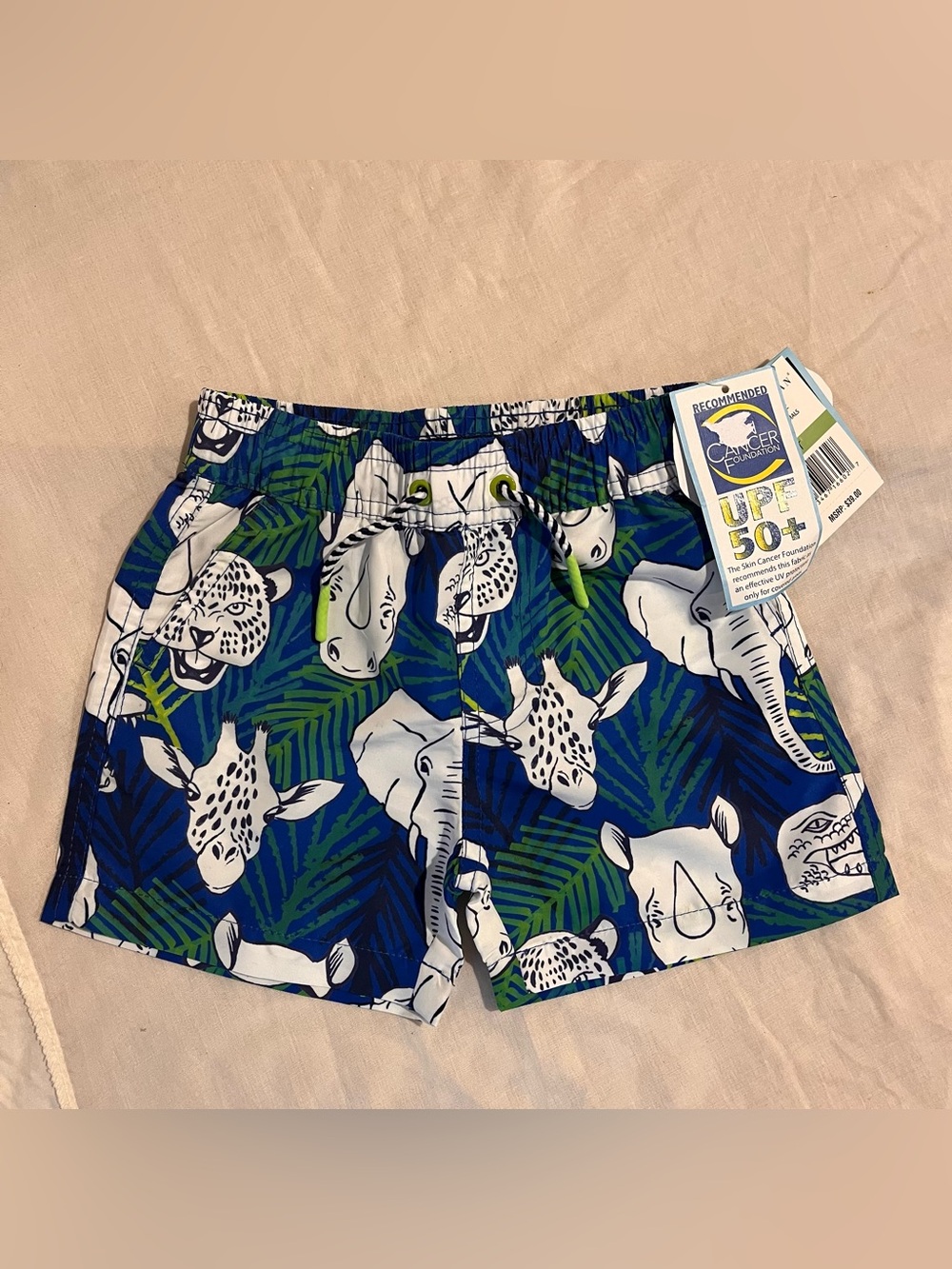 Andy & Evan Toddler Boys Swim Shorts Trunks Safari 3T
